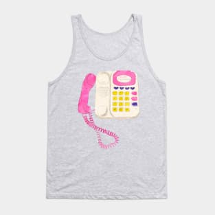 Barbie Answering Machine Phone Tank Top